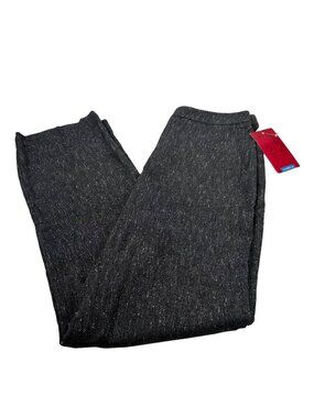 212 Collection Women's Size 10 Average Pant Straight Leg Tweed Black New